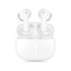 Baltos belaidės ausinės "Tech-Protect Ultraboost TWS Earphones Pro G3"