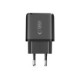 Juodas 1xUSB-A + 1xUSB-C PD65W / QC3.0 pakrovėjas "Tech-Protect NCA65W-GAN 2-Port"