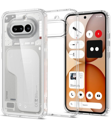 Skaidrus dėklas Nothing Phone 4A telefonui "Spigen Ultra Hybrid"