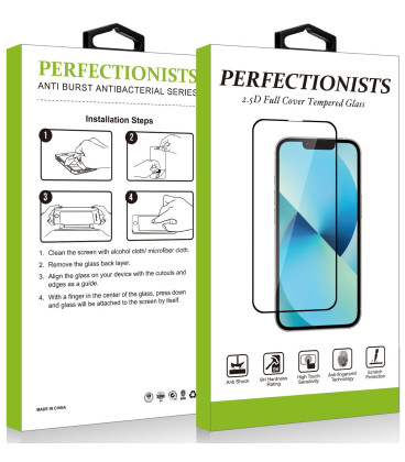LCD apsauginis stikliukas 2.5D Perfectionists Samsung S942 S26 juodas