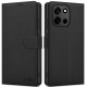 Juodas atverčiamas dėklas Oneplus Nord 6 telefonui "Tech-Protect Wallet"
