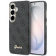 Juodas dėklas Samsung Galaxy S26 telefonui "Guess PU 4G Script Metal Logo Magnetic Case"