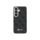Juodas dėklas Samsung Galaxy S26 telefonui "Guess PU 4G Script Metal Logo Magnetic Case"