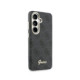 Juodas dėklas Samsung Galaxy S26 telefonui "Guess PU 4G Script Metal Logo Magnetic Case"