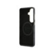 Juodas dėklas Samsung Galaxy S26 telefonui "Guess PU 4G Script Metal Logo Magnetic Case"