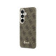 Rudas dėklas Samsung Galaxy S26 telefonui "Guess PU 4G Script Metal Logo Magnetic Case"
