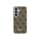 Rudas dėklas Samsung Galaxy S26 telefonui "Guess PU 4G Script Metal Logo Magnetic Case"