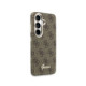 Rudas dėklas Samsung Galaxy S26 telefonui "Guess PU 4G Script Metal Logo Magnetic Case"