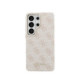 Rožinis dėklas Samsung Galaxy S26 Ultra telefonui "Guess PU 4G Script Metal Logo Magnetic Case"