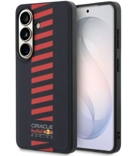 Mėlynas dėklas Samsung Galaxy S26 telefonui "Red Bull PU Leather Meshed Powerbar Magnetic Case"