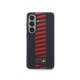 Mėlynas dėklas Samsung Galaxy S26 telefonui "Red Bull PU Leather Meshed Powerbar Magnetic Case"