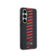 Mėlynas dėklas Samsung Galaxy S26 telefonui "Red Bull PU Leather Meshed Powerbar Magnetic Case"
