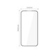 Apsauginis grūdintas stiklas Oneplus Nord 6 telefonui "Tech-Protect Glass Fit+ 2-Pack"