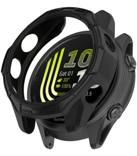 Juodas dėklas Garmin Forerunner 70 / 170 laikrodžiui "Tech-Protect Defense Air"