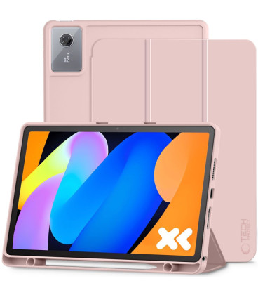 Rožinis atverčiamas dėklas Lenovo Idea Tab / K11 Gen 2 11.0 TB-336 planšetei "Tech-Protect SC"