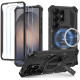 Juodas dėklas + stikliukas Samsung Galaxy S26 Ultra telefonui "Tech-Protect MagBlast Magsafe + Glass 2-Pack"