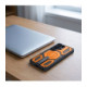 Oranžinis dėklas + stikliukas Samsung Galaxy S26 Ultra telefonui "Tech-Protect MagBlast Magsafe + Glass 2-Pack"