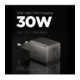 Pilkas (Gunmetal) 30W 1xUSB-C pakrovėjas "Spigen EE301EE-GAN Essential 1-Port"