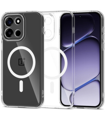Skaidrus dėklas Oneplus Nord 6 telefonui "Tech-Protect Flexair Hybrid Magsafe"