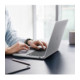 Matinis skaidrus dėklas Apple MacBook Air 13 M2-M5 2023-2026 kompiuteriui "Spigen Airskin"