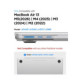 Matinis skaidrus dėklas Apple MacBook Air 13 M2-M5 2023-2026 kompiuteriui "Spigen Airskin"