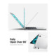 Matinis skaidrus dėklas Apple MacBook Air 13 M2-M5 2023-2026 kompiuteriui "Spigen Airskin"