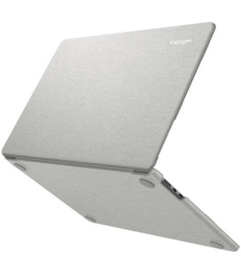 Pilkas dėklas Apple MacBook Air 15 M2-M5 2023-2026 kompiuteriui "Spigen Urban Fit"