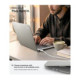 Pilkas dėklas Apple MacBook Air 15 M2-M5 2023-2026 kompiuteriui "Spigen Urban Fit"