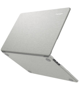 Pilkas dėklas Apple MacBook Air 13 M2-M5 2023-2026 kompiuteriui "Spigen Urban Fit"
