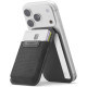 Juodas kortelių dėklas - stovas "Spigen S314-4 Slim Fold Tripod Wallet Magsafe"