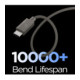 Pilkas (Gunmetal) laidas USB-C - USB-C 60W / 150cm "Spigen EB6015CC Essential"