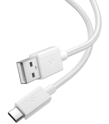 Baltas USB-A - USB-C 60W / 150cm laidas "Spigen EB6015AC Essential"