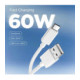 Baltas USB-A - USB-C 60W / 150cm laidas "Spigen EB6015AC Essential"