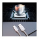 Baltas USB-A - USB-C 60W / 150cm laidas "Spigen EB6015AC Essential"