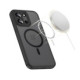 Matinis juodas dėklas Oneplus Nord 6 telefonui "Tech-Protect Magmat Magsafe"