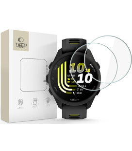 Apsauginis grūdintas stiklas Garmin Forerunner 70 / 170 laikrodžiui "Tech-Protect Glass Fit+ 2-Pack"