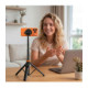 Juoda selfie - asmenukių lazka - trikojis "Tech-Protect L03S Magsafe Bluetooth Selfie Stick Tripod"