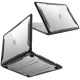 Juodas / skaidrus dėklas Apple MacBook Neo 13 2026 kompiuteriui "Supcase Unicorn Beetle" 