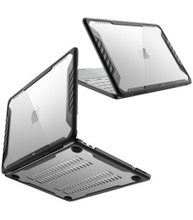 Juodas / skaidrus dėklas Apple MacBook Neo 13 2026 kompiuteriui "Supcase Unicorn Beetle" 