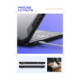 Juodas / skaidrus dėklas Apple MacBook Neo 13 2026 kompiuteriui "Supcase Unicorn Beetle" 