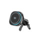 Juodas magnetinis automobilinis telefono laikiklis su 25W QI2.2 krovimu "Tech-Protect V20 ArcticBoost Magsafe Vent & Dash"