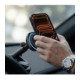 Juodas magnetinis automobilinis telefono laikiklis su 25W QI2.2 krovimu "Tech-Protect V20 ArcticBoost Magsafe Vent & Dash"