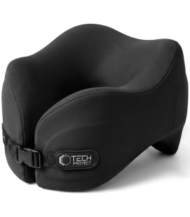 Juoda kelioninė kaklo pagalvėlė "Tech-Protect Comfortrest Travel Neck Pollow"
