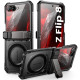 Juodas dėklas Samsung Galaxy Z Flip 8 telefonui "Supcase UB Grip Mag Magsafe"