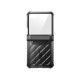 Juodas dėklas Samsung Galaxy Z Flip 8 telefonui "Supcase Unicorn Beetle Pro"