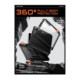 Juodas dėklas Samsung Galaxy Z Flip 8 telefonui "Supcase Unicorn Beetle Pro"
