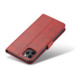 Dėklas Wallet Case Xiaomi Redmi 17C 4G/Redmi 14C/Redmi A4/Poco C75 raudonas