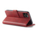 Dėklas Wallet Case Xiaomi Redmi 17C 4G/Redmi 14C/Redmi A4/Poco C75 raudonas