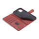 Dėklas Wallet Case Xiaomi Redmi 17C 4G/Redmi 14C/Redmi A4/Poco C75 raudonas