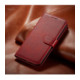 Dėklas Wallet Case Xiaomi Redmi 17C 4G/Redmi 14C/Redmi A4/Poco C75 raudonas